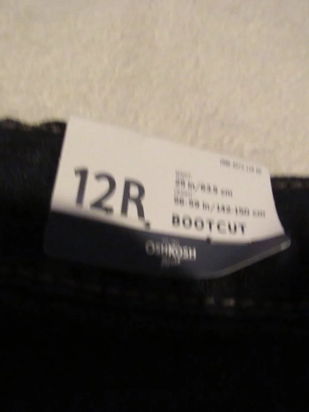 OshKosh Blue Bootcut Jeans Size 12R NWT